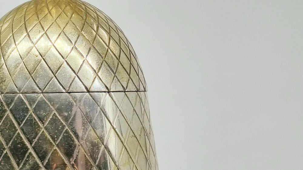 Silver-Plated Brass Pineapple, 1960s