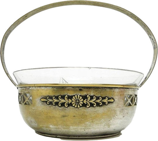 Silver Plated Brass Sugar Bowl from Berndorf, Germany, 1920s