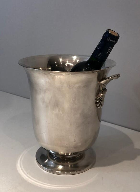 Silver Plated Champagne Bucket, France, 1930s