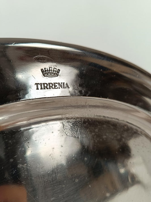 Silver-Plated Cloche by Krupp Berndorf for First Class of Tirrenia Fleet, 1930s