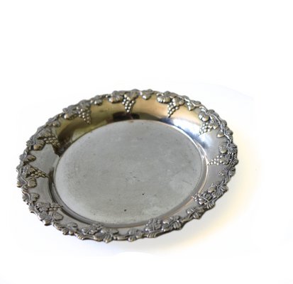 Silver-Plated Coasters, Sweden, 1900s, Set of 5-JKV-1799351