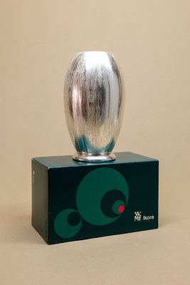 Silver-Plated Ikora Vase from WMF, 1960s-YGX-586629