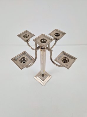 Silver-Plated Korinthe Candlestick by Henry Fink, 1980s-AXJ-2036051