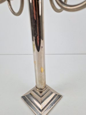 Silver-Plated Korinthe Candlestick by Henry Fink, 1980s-AXJ-2036051