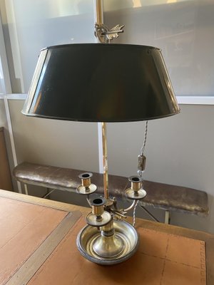 Silver-Plated Metal Table Lamp, 1900s-TEP-1294517