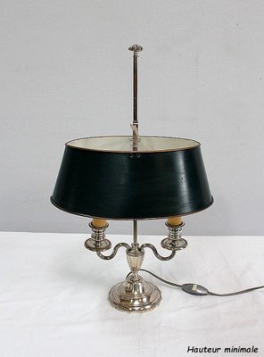 Silver-Plated Metal Table Lamp-RVK-1004573