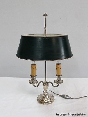 Silver-Plated Metal Table Lamp-RVK-1004573