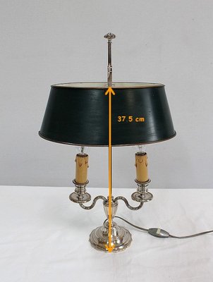 Silver-Plated Metal Table Lamp-RVK-1004573