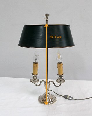 Silver-Plated Metal Table Lamp-RVK-1004573