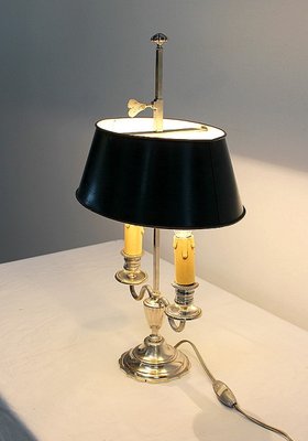 Silver-Plated Metal Table Lamp-RVK-1004573