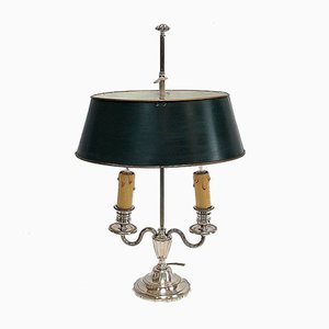 Silver-Plated Metal Table Lamp-RVK-1004573