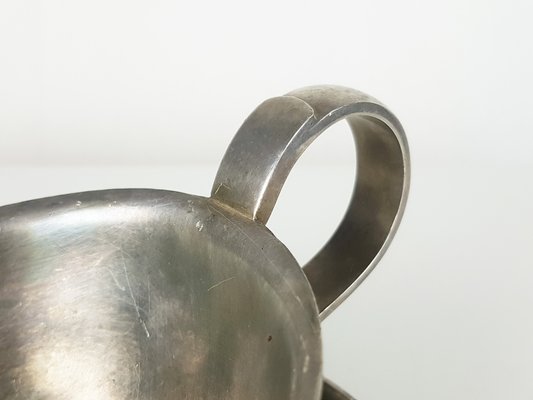 Silver-Plated Milk Jug and Gravy Boat by Gio Ponti for Calderoni, 1930s, Set of 2-RD-1783613