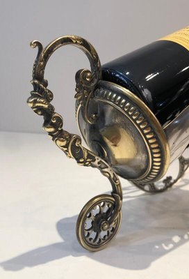 Silver Plated on Bronze Wine Decanter, France, 1880s-BA-803682