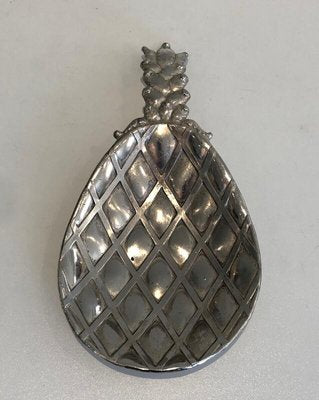 Silver Plated Pineapple Vide-Poche, France, 1970s-BA-803687