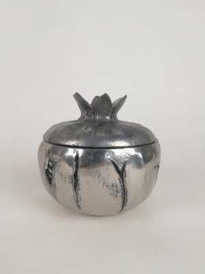 Silver Plated Pomegranate Ice Bucket by Mauro Manetti, Florence, Italy, 1970s-UIW-1420507