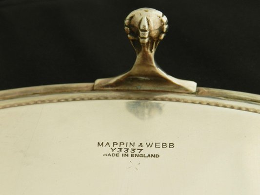 Silver Plated Serving Tray from Mappin and Webb, 1960s-ARU-2016827