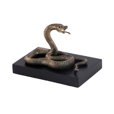 Silver Plated Snake Figure-WMV-1191720