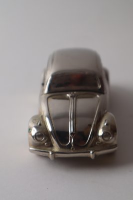 Silver-Plated Table Lighter Volkswagen VW Beetle, 1950s-ESB-1437699