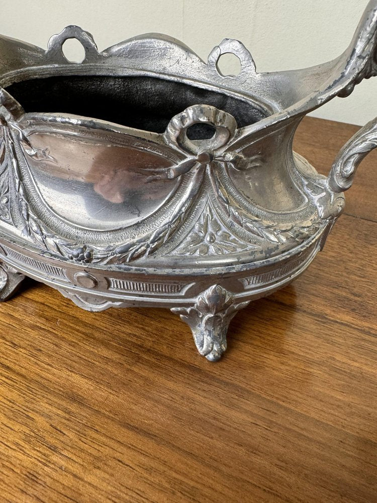 Silver-Plated Table Planters, 1880, Set of 2