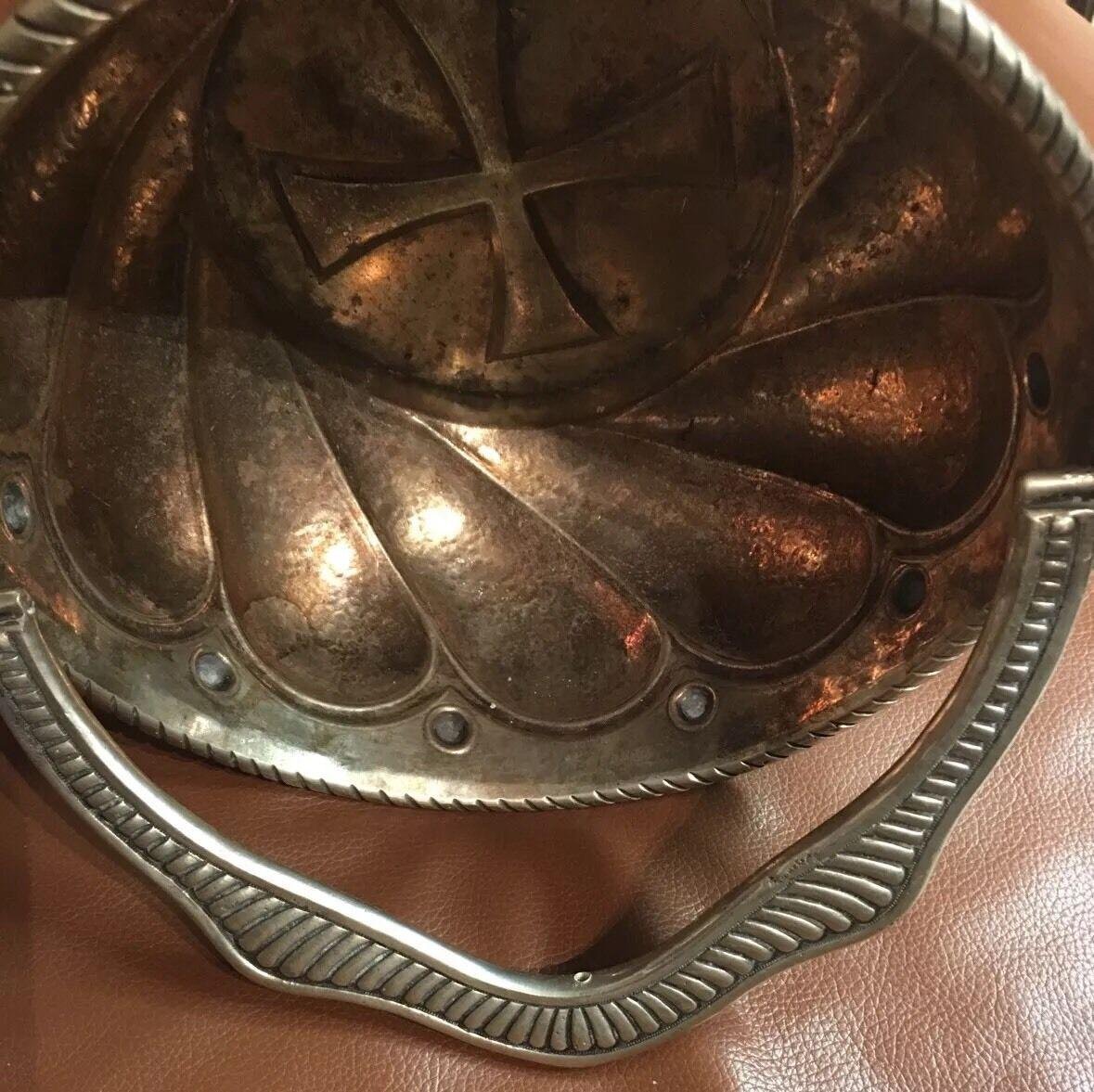 Silver Pot with Cross