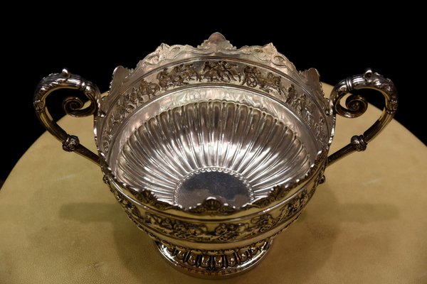 Silver Rosebowl with Equestrian Scenes, 1894-DAP-1384474