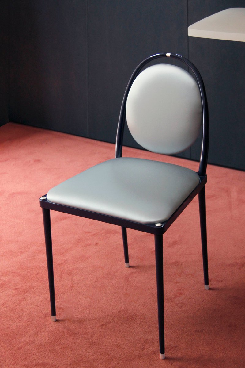 Silver Silk Balzaretti Chair by Daniel Nikolovski & Danu Chirinciuc for KABINET, 2019