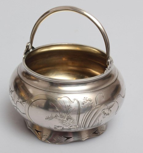 Silver Sugar Bowl, 1890s