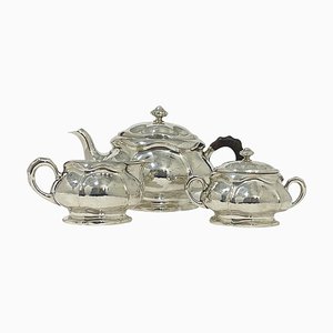 Silver Tea Servie, 1900s, Set of 3-UCH-1704930