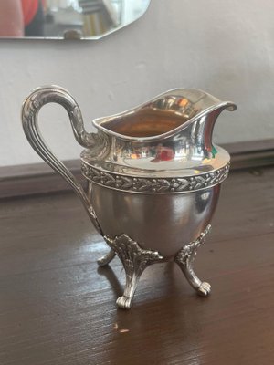 Silver Teapot and Milk Can, Set of 2-SEI-1304860