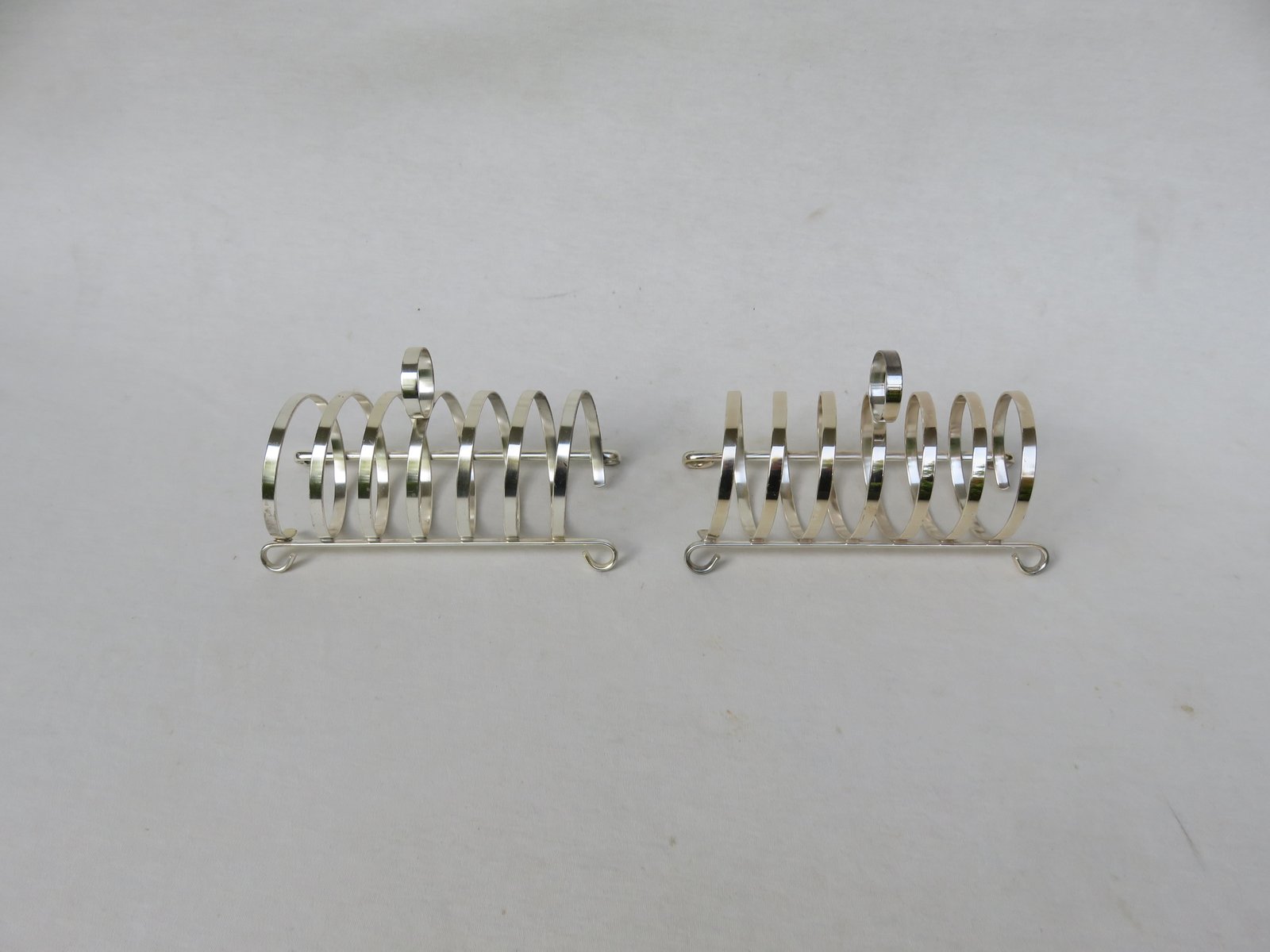 Silver Toast Racks from WMF, 1950s, Set of 2