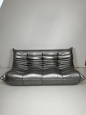 Silver Togo 3-Seater Sofa by Michel Ducaroy for Ligne Roset-LRD-2042965