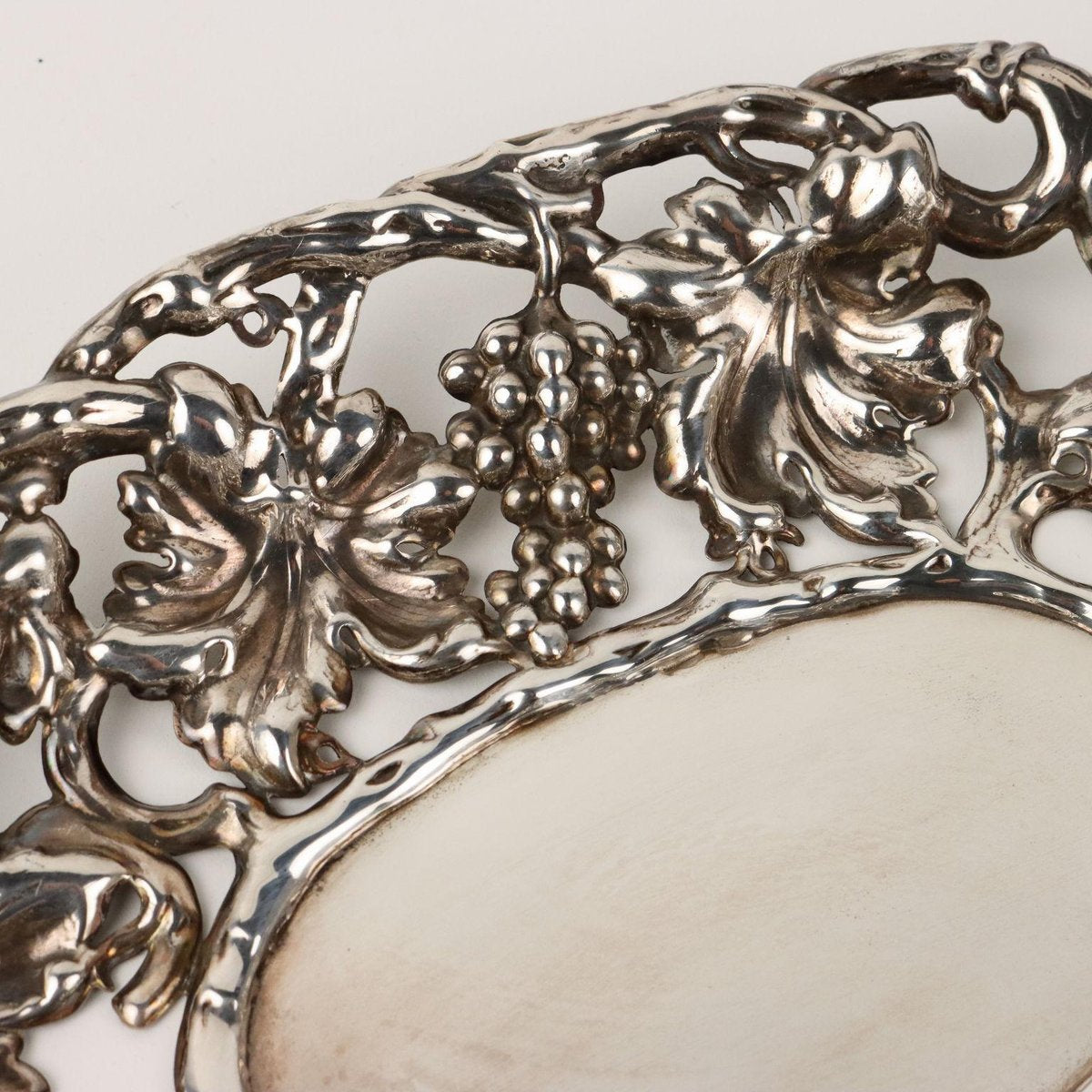 Silver Tray with Basket Details, Milan