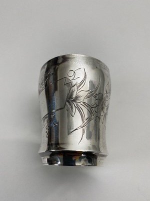 Silver Tumbler from Hallmarks Minerva and Goldsmith Rb-QKG-1738408