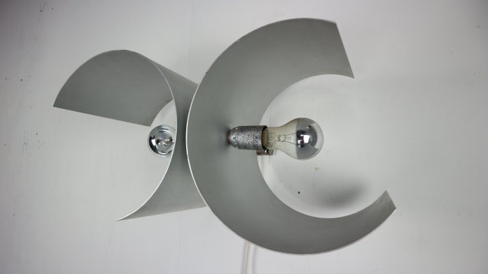 Silver Wall Adjustable Lamp by Giuliano Cesari for Nucleo Sormani, Italy, 1960s-DT-2026108