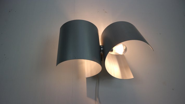 Silver Wall Adjustable Lamp by Giuliano Cesari for Nucleo Sormani, Italy, 1960s-DT-2026108