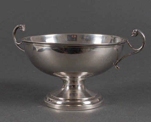 Silver Wedding Cup on Pedestal-QKG-1738415