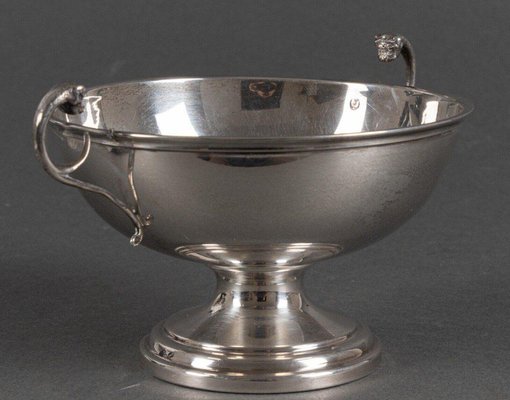 Silver Wedding Cup on Pedestal-QKG-1738415