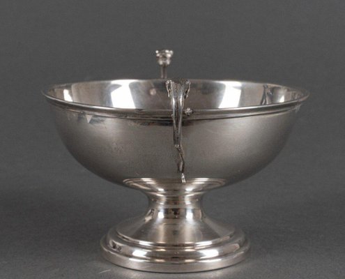 Silver Wedding Cup on Pedestal-QKG-1738415