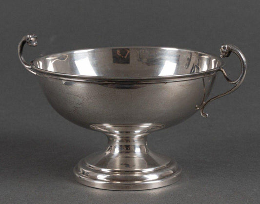 Silver Wedding Cup on Pedestal