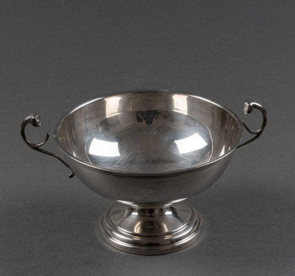 Silver Wedding Cup on Pedestal-QKG-1738415