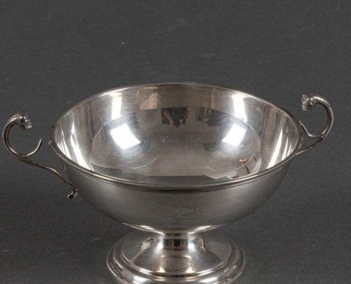 Silver Wedding Cup on Pedestal-QKG-1738415