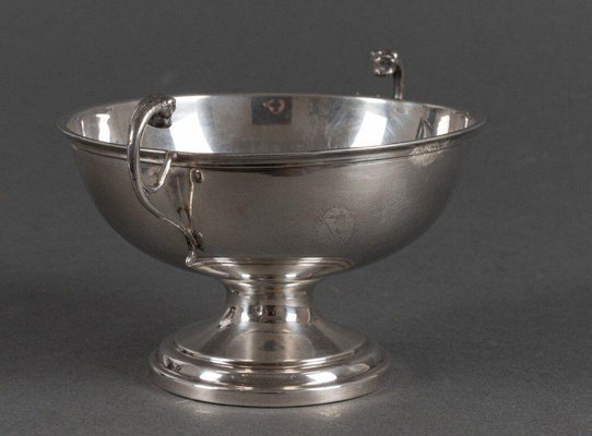 Silver Wedding Cup on Pedestal-QKG-1738415