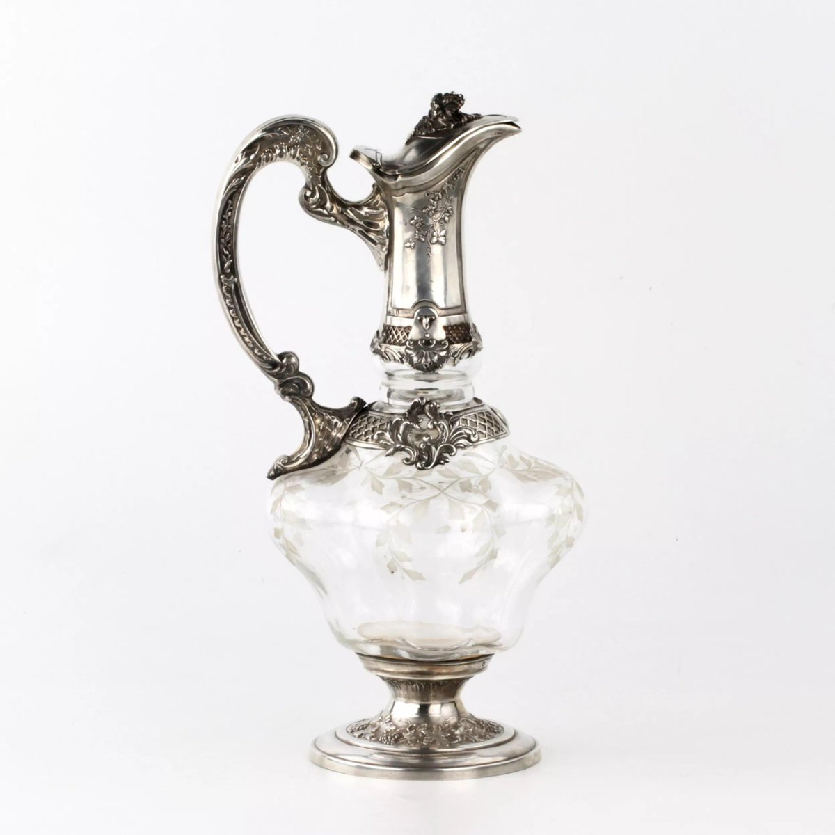 Silver Wine Glass Jug from Paul Buoton & Cie