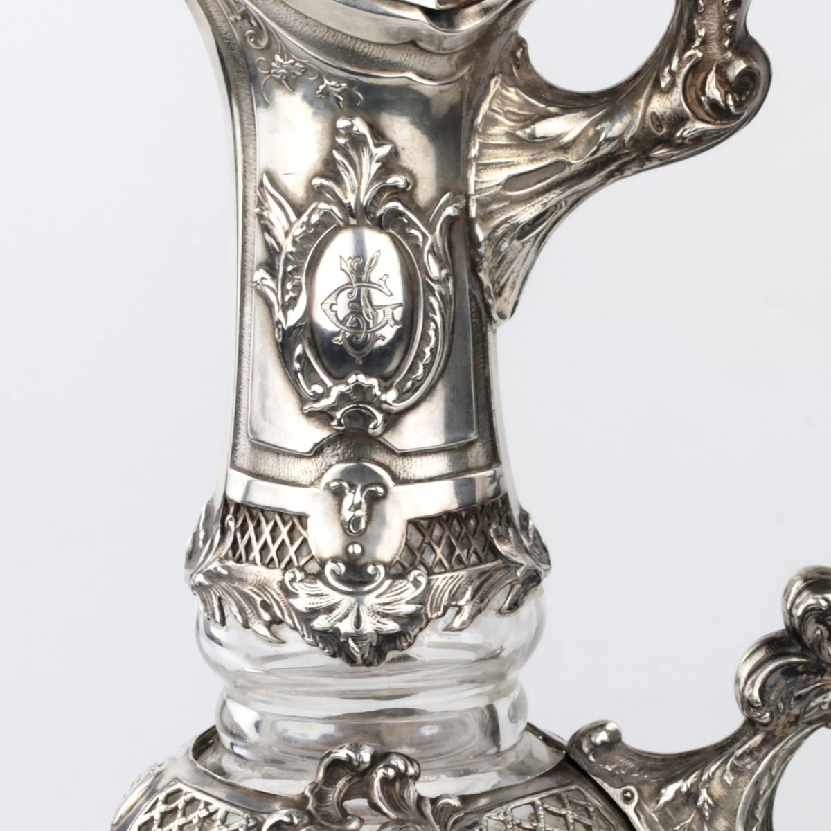 Silver Wine Glass Jug from Paul Buoton & Cie