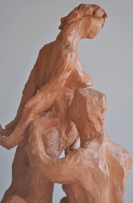 Silviane Leger, La Maternité, 20th or 21st Century, Terracotta-KHH-1387362