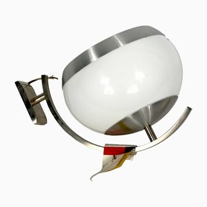 Single Aluminum and Acrylic Sila Wall Lamp from Stilux Milano, Italy, 1960s-OT-1389507