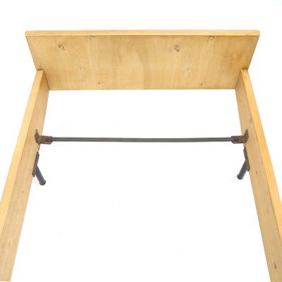 Single Bed Frame in Ash, 1950s-EZ-990369