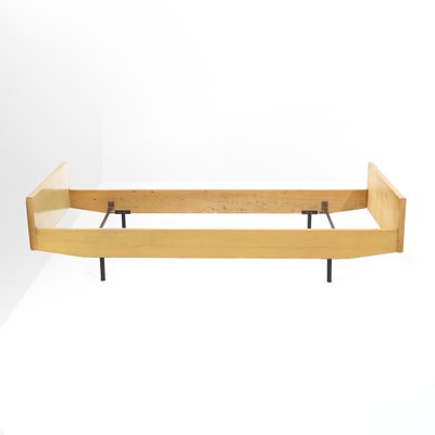 Single Bed Frame in Ash, 1950s-EZ-990369