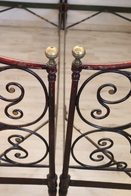 Single Beds in Iron, 19th Century, Set of 2-DCO-1754292