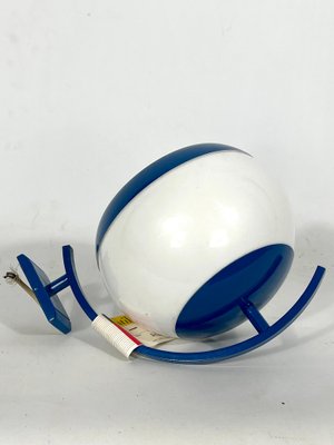 Single Blue Lacquer and Acrylic Sila Wall Lamp from Stilux Milano, Italy, 1960s-OT-1389512